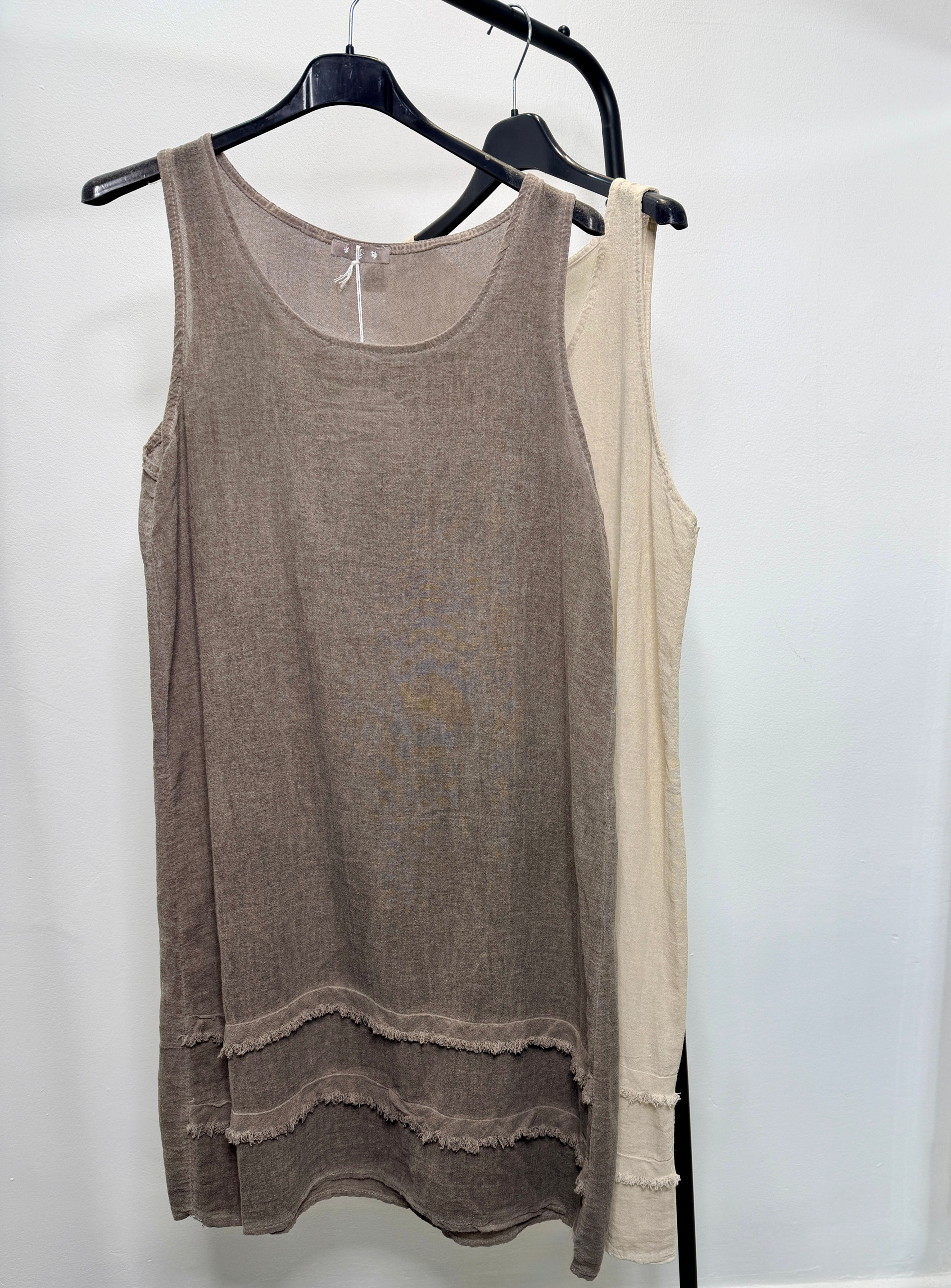 Linen Blend Dress