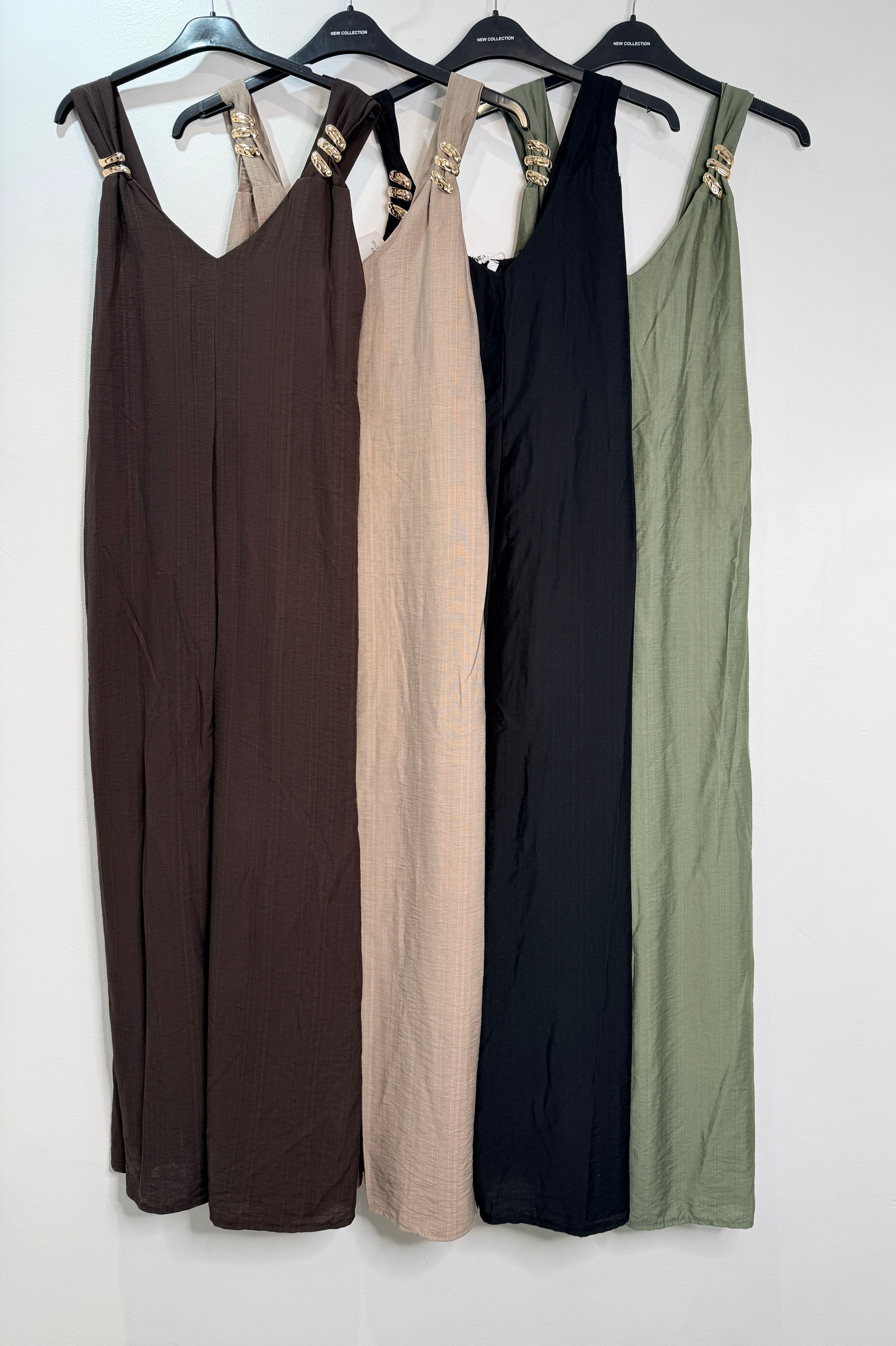 Gold Detail Maxi Dress