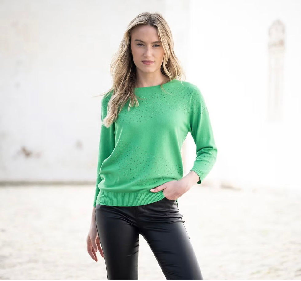 Marble Diamante Jumper