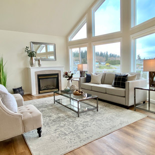 living room renovation Whidbey Island, WA