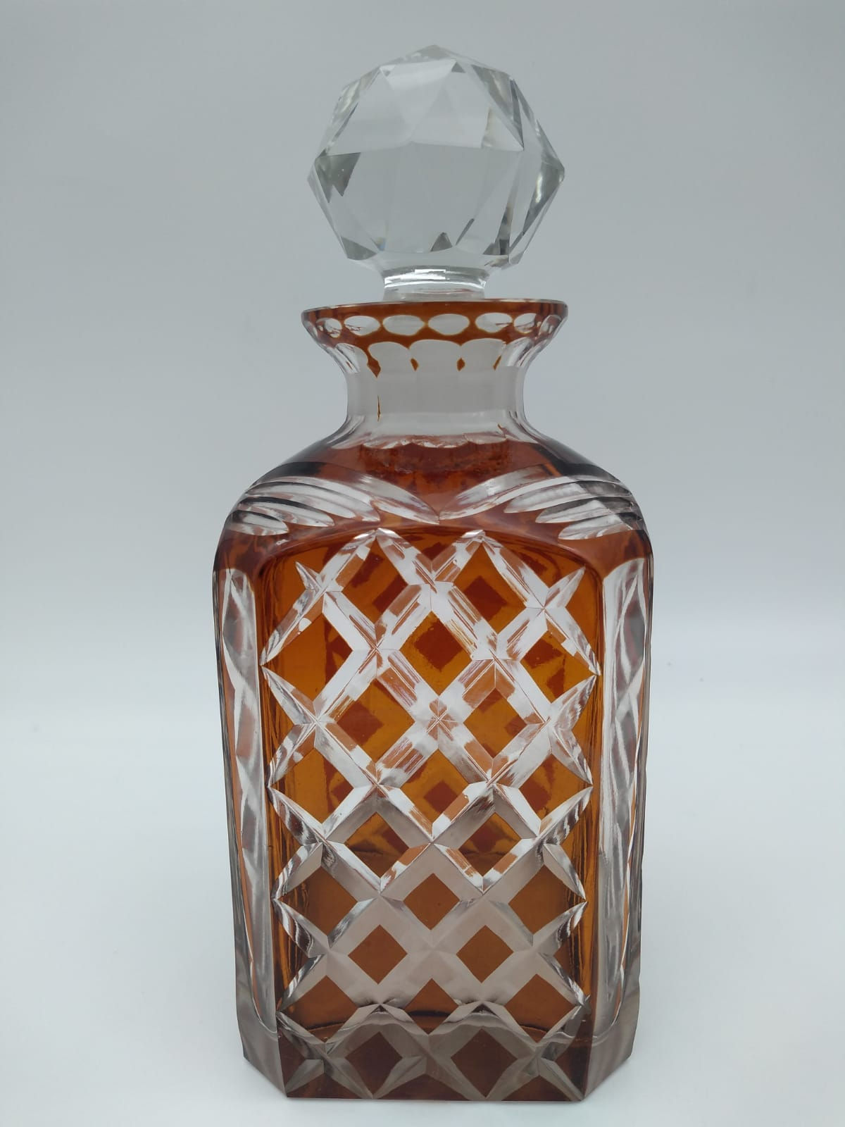 Garrafa Whisky âmbar