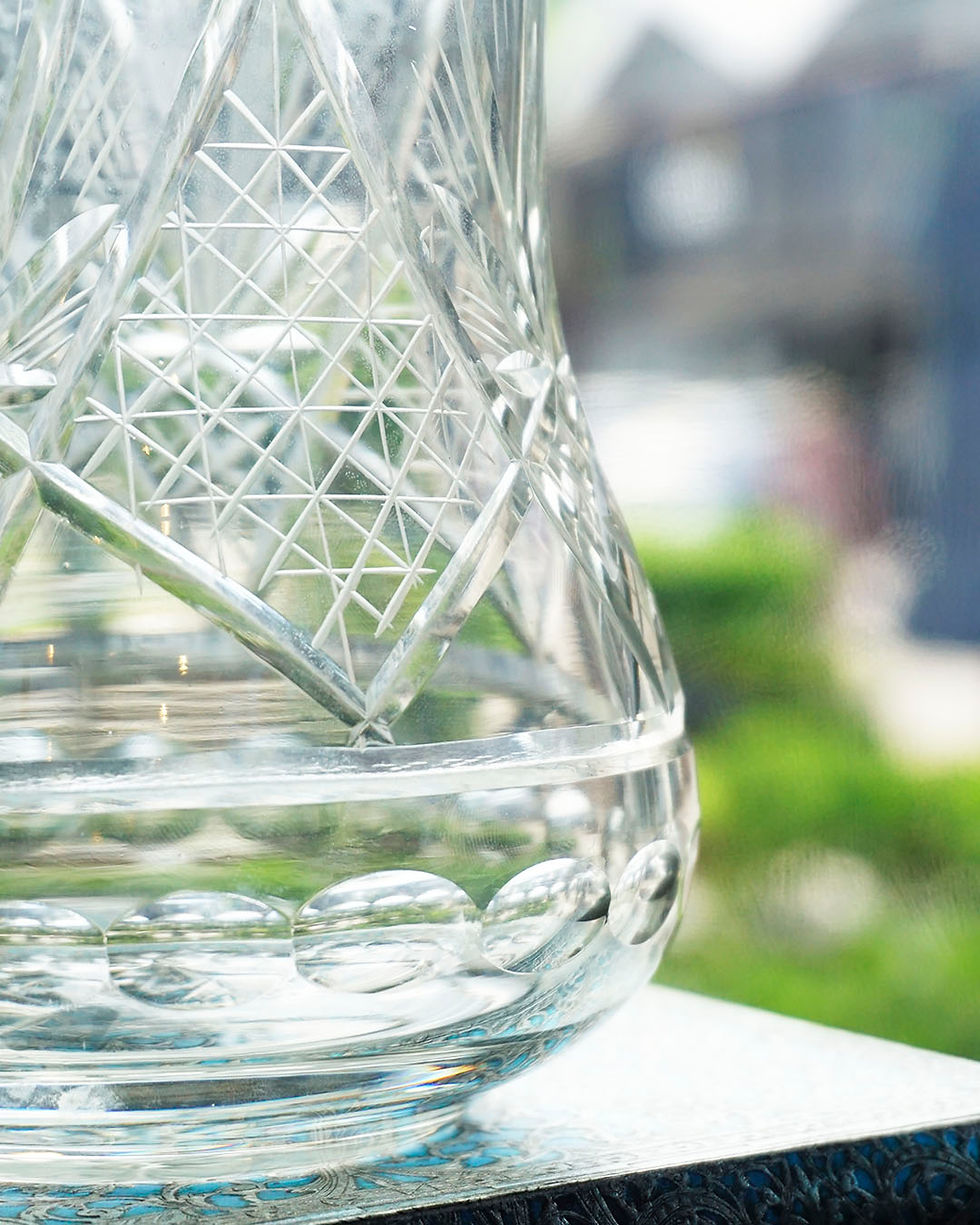Miniatura: Garrafa licoreira em cristal