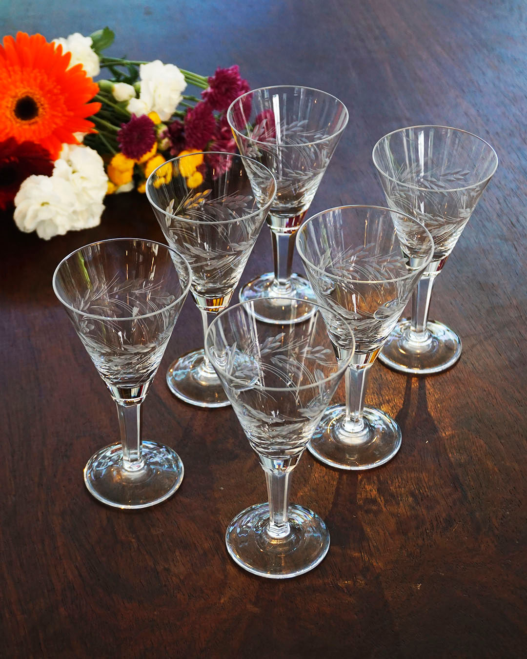Taças em cristal para vinho do porto