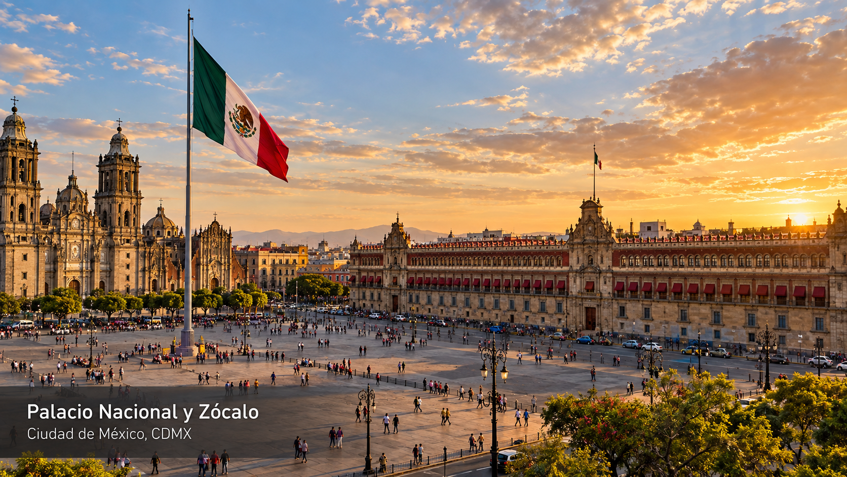 Palacio Nacional y Zócalo — Ciudad de México, CDMX