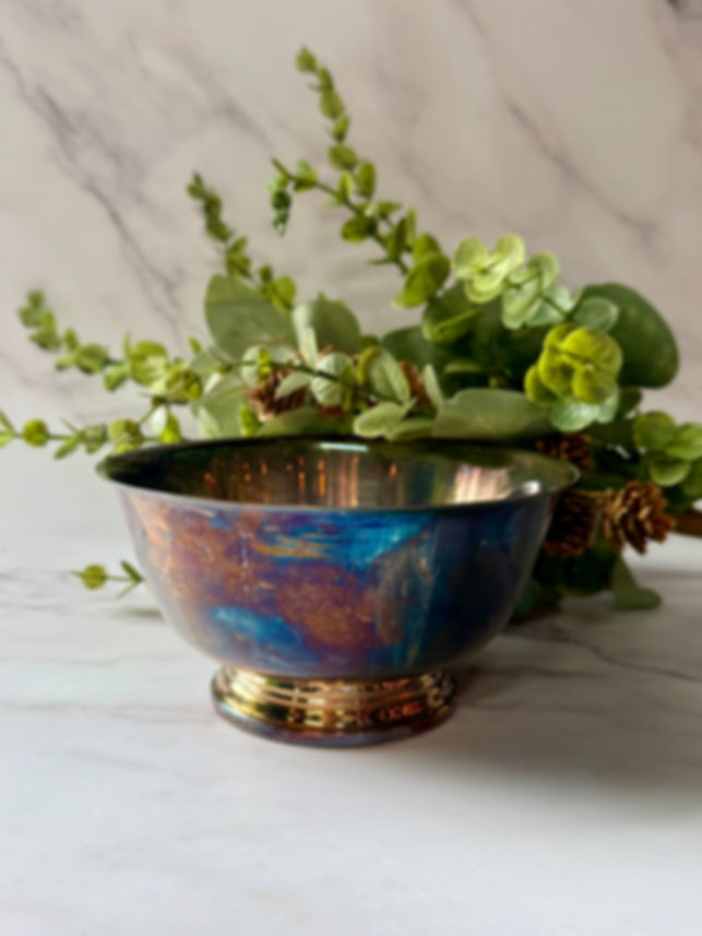 Silver Bowl Candle