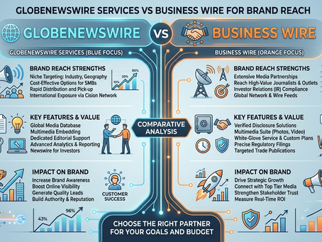 GlobeNewswire Services vs Business Wire: PR Strategy for Maximum Brand Reach