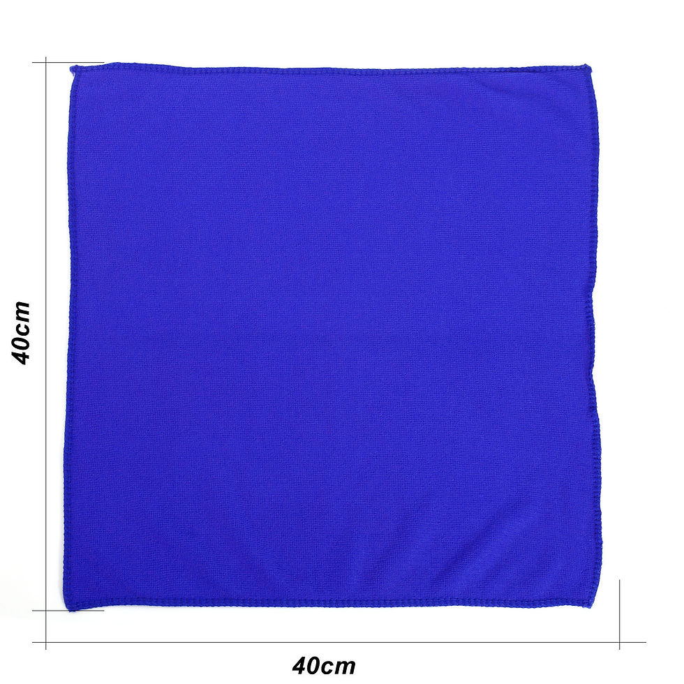Thumbnail: AUGUST RACE MICROFIBRE CLEANING & DRYING CLOTH - LARGE BLUE MICROFIBRE CLOTHS