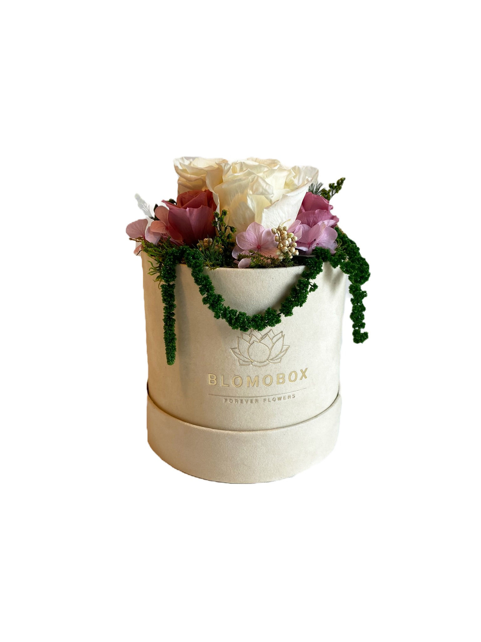 Rosbox Du är min trädgård. Beige. Medium