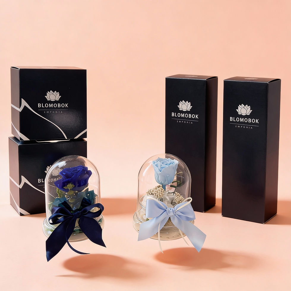 Miniatyrbild: Glaskupa Ljusblå