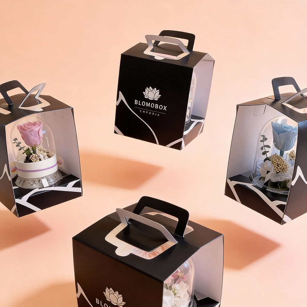 Miniatyrbild: Glaskupa Ljusblå