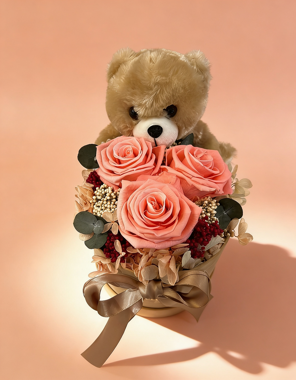 Miniatyrbild: Nallebox beige Peach M