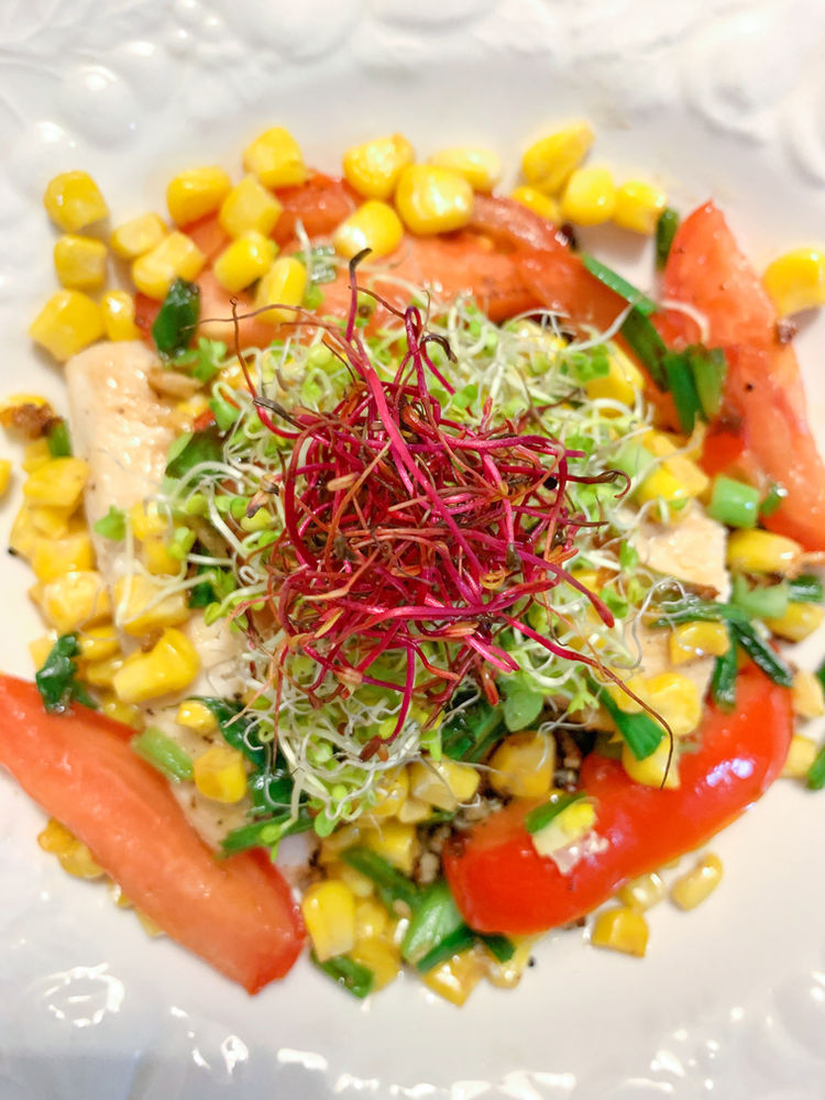Impromptu Recipe Mahi Mahi, Tomato, and Quinoa
