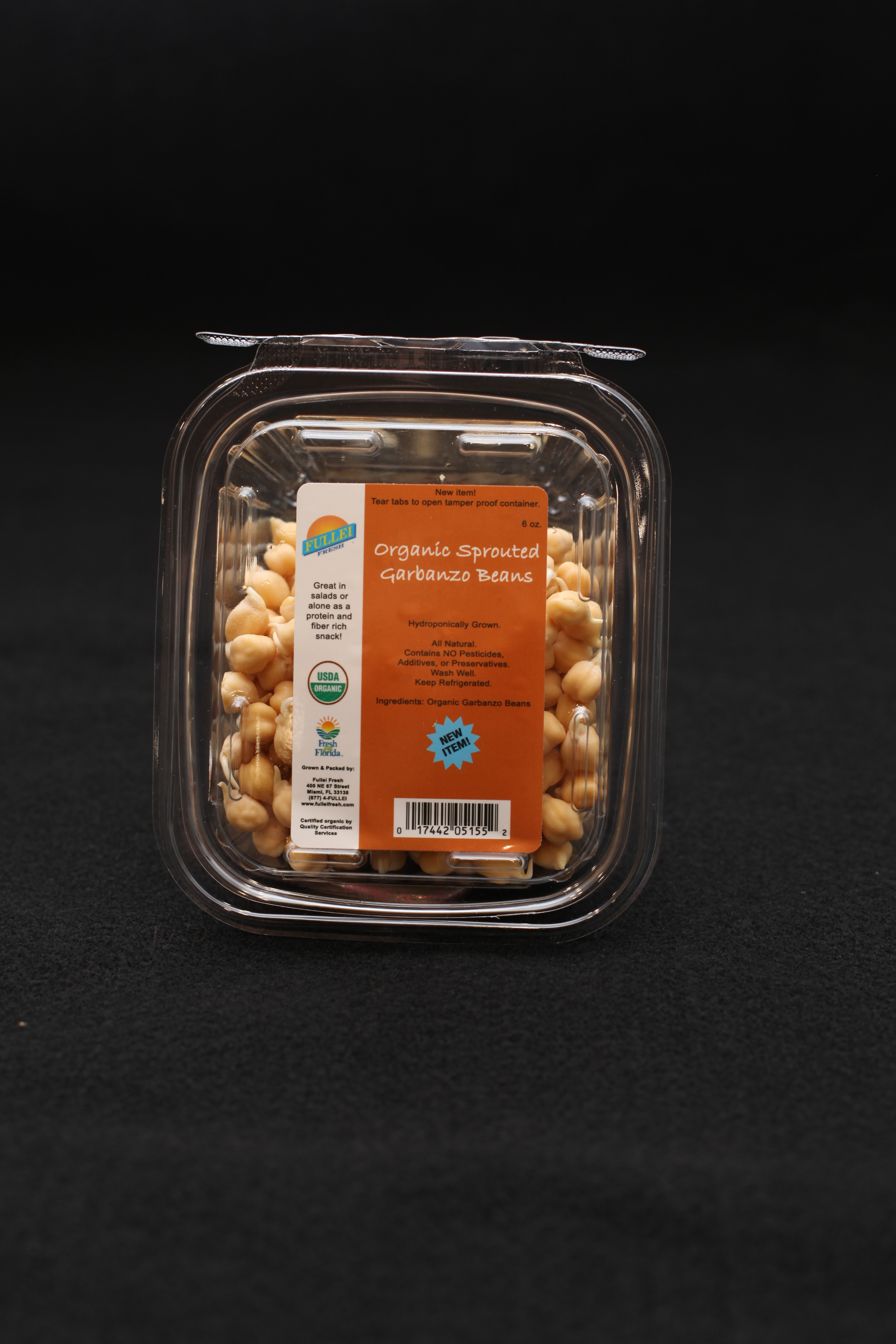 Organic Sprouted Garbanzo Beans