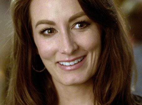 Kristina Denton in the lead role as Ellie Ranos in the Faith Based Movie Heavenly Deposit 