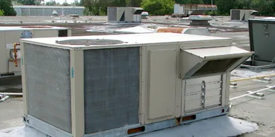 self-contained air handling unit, RTU, rooftop unit, commercial HVAC system, industrial HVAC system