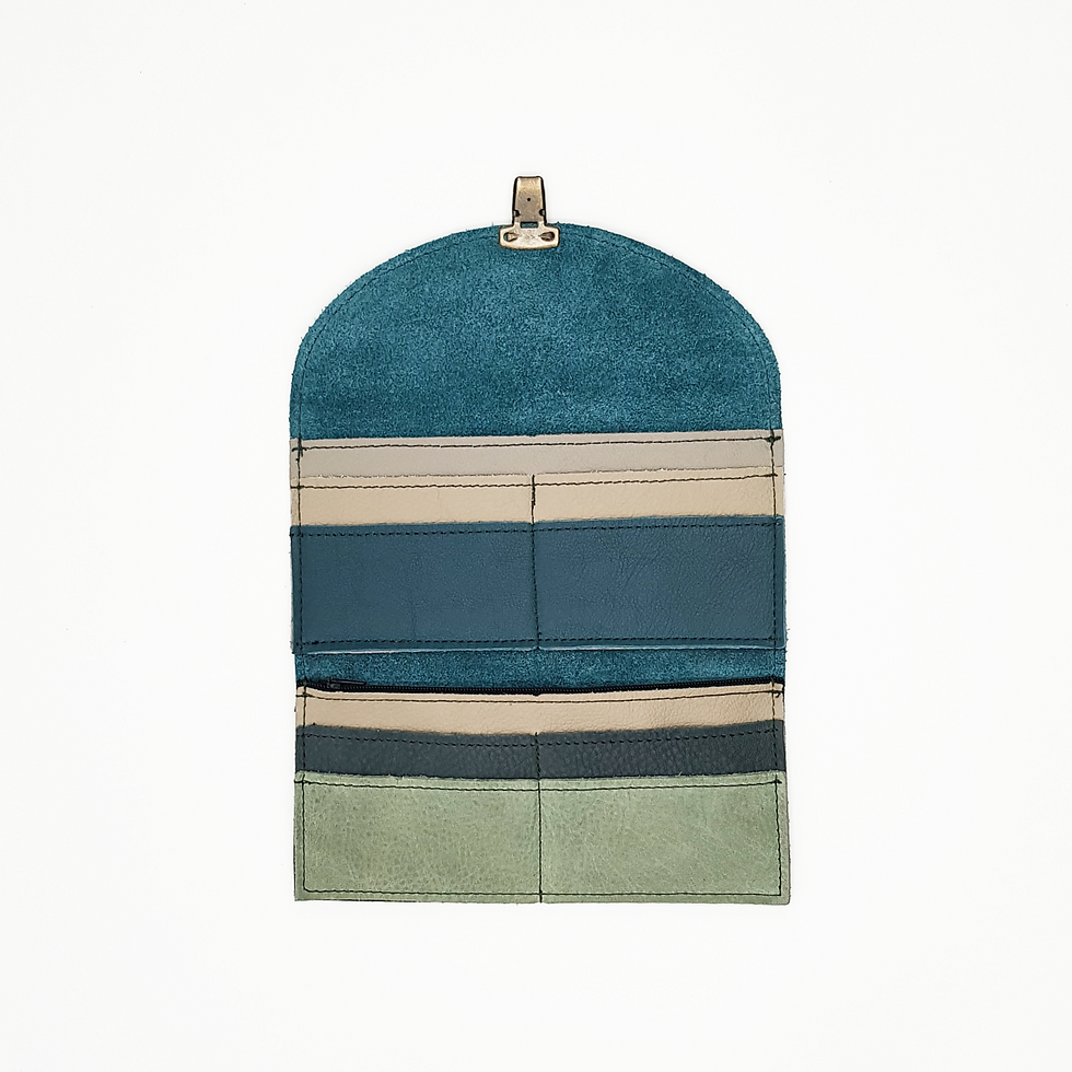 Miniatura: CARTERA XL ( azules 4 colores)