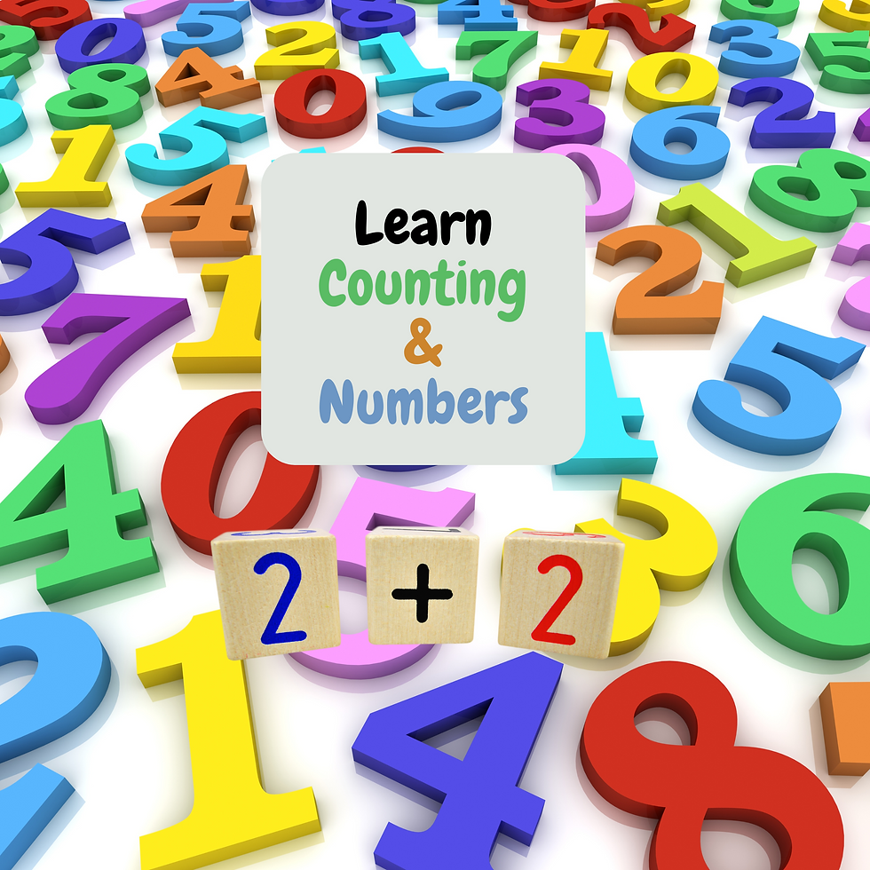 Thumbnail: Learn Numbers Children's Digital Coloring Book
