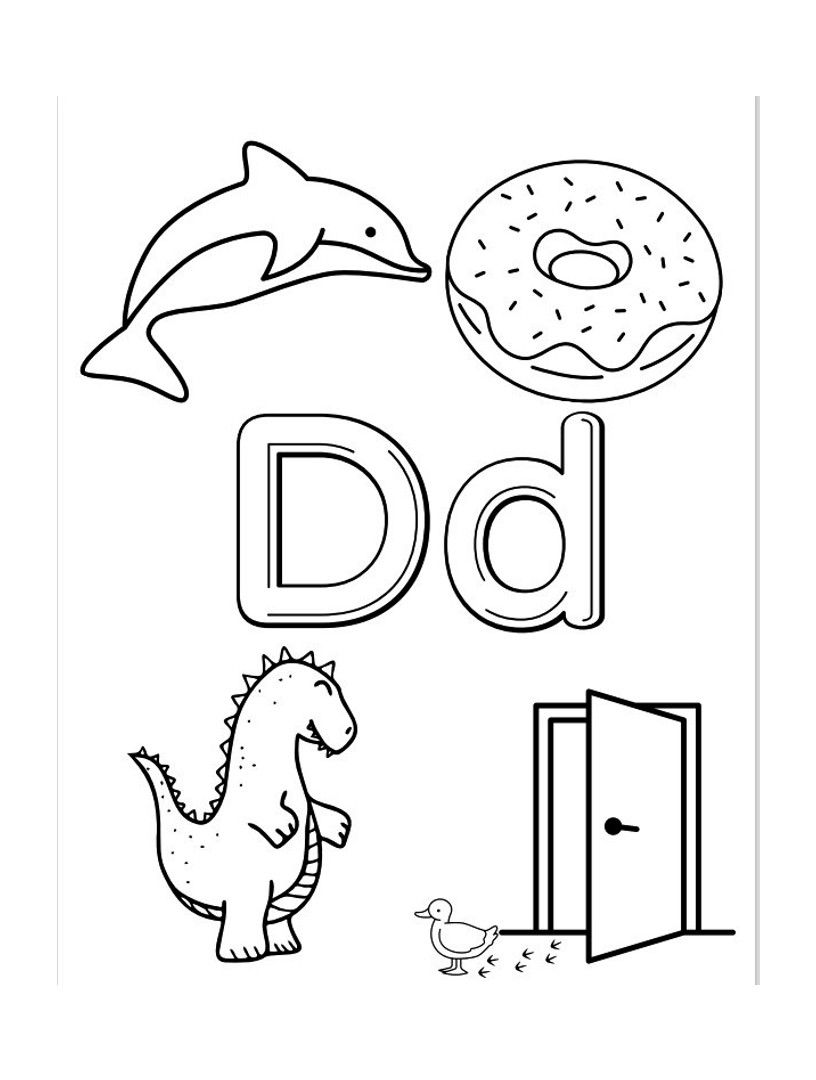 Thumbnail: Learn the English Alphabet Children's Digital Coloring Book