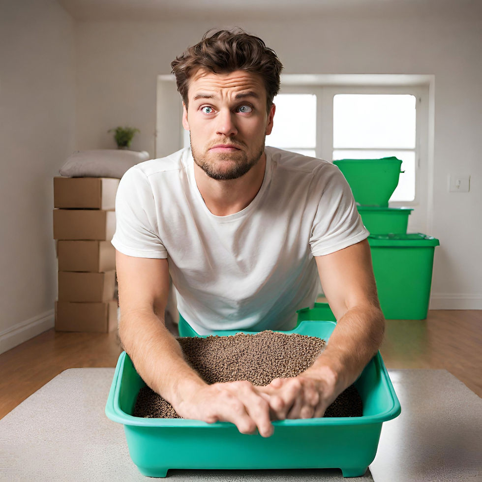 The smell of cat litter box can sometimes be overwhelming
