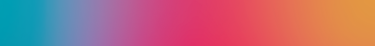 Faixa em degradê entre as cores azul claro, lilás, rosa forte e laranja