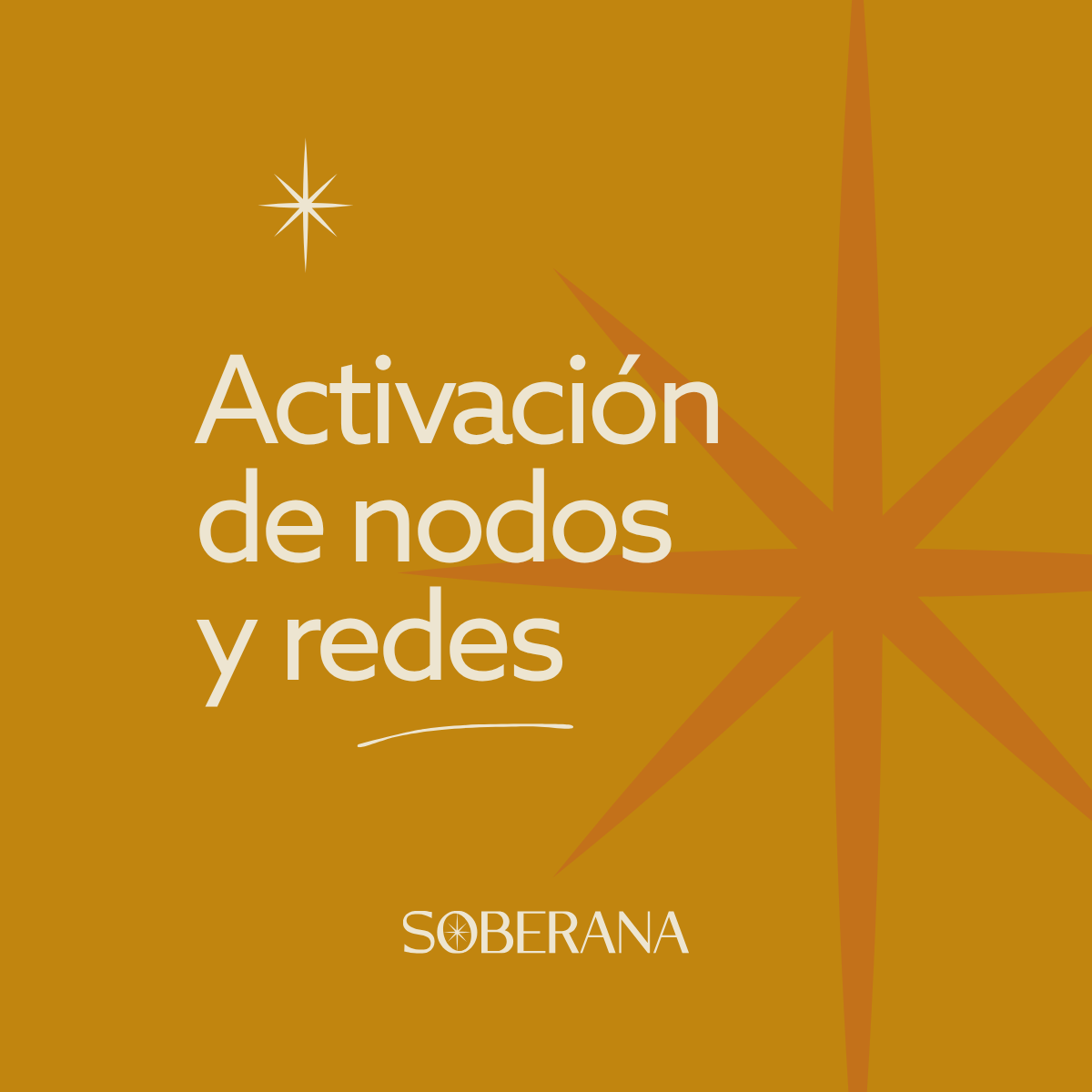 Activación de Nodos y Redes
