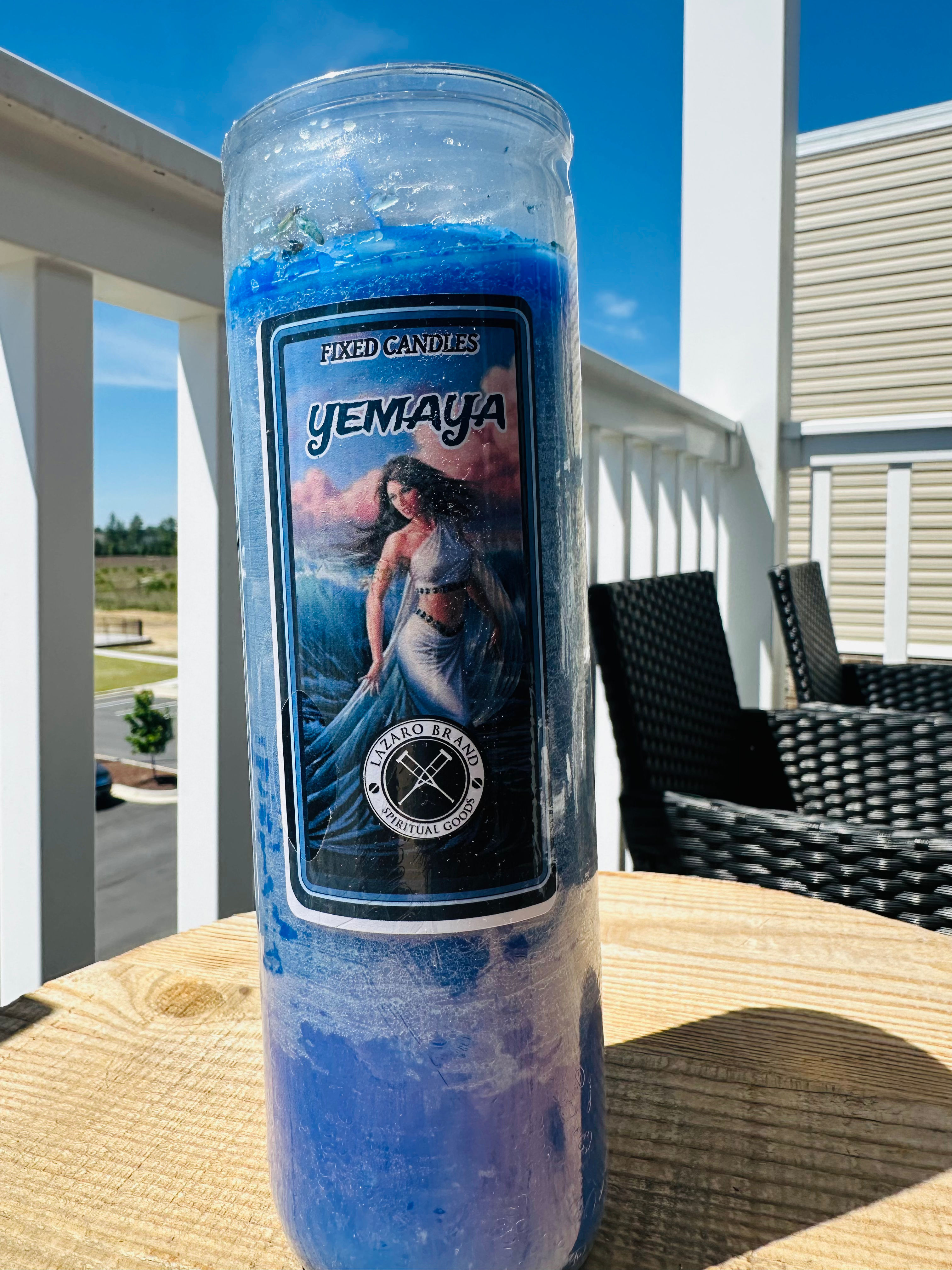 Yemaya Orisha Fixed Manifestation Candle