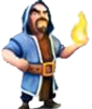 Wizard lvl2, sh of Clans Wizard, Clash Made EZE