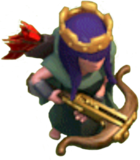 Clash of Clans Archer Queen lvl 20-40, Clash Made EZE