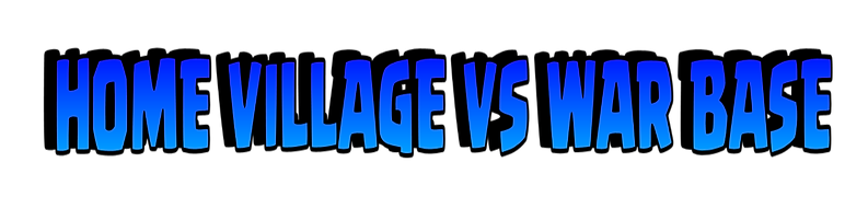 home village vs war base | clash made EZE