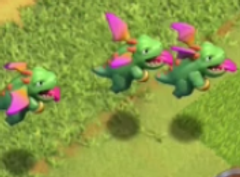CLASH OF CLANS LEVEL 5 BABY DRAGONS, NEW IN OCTOBER 2016 UPDATE