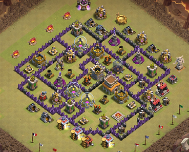 Clash of Clans TH8 War Base, Clash Made EZE