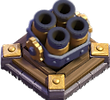 Clash of Clans Multi Mortar Level 7, Clash Made EZE