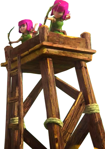 Clash of Clans Archer Tower 3D, Clash Made EZE