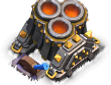 Clash of Clans Burst Multi Mortar Level 8, Clash Made EZE
