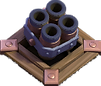 Clash of Clans Multi Mortar Level 4, Clash Made EZE