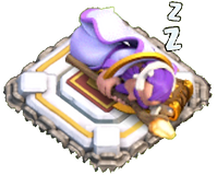 Clash of Clans Grand Warden ALTAR sleeping, Clash Made EZE