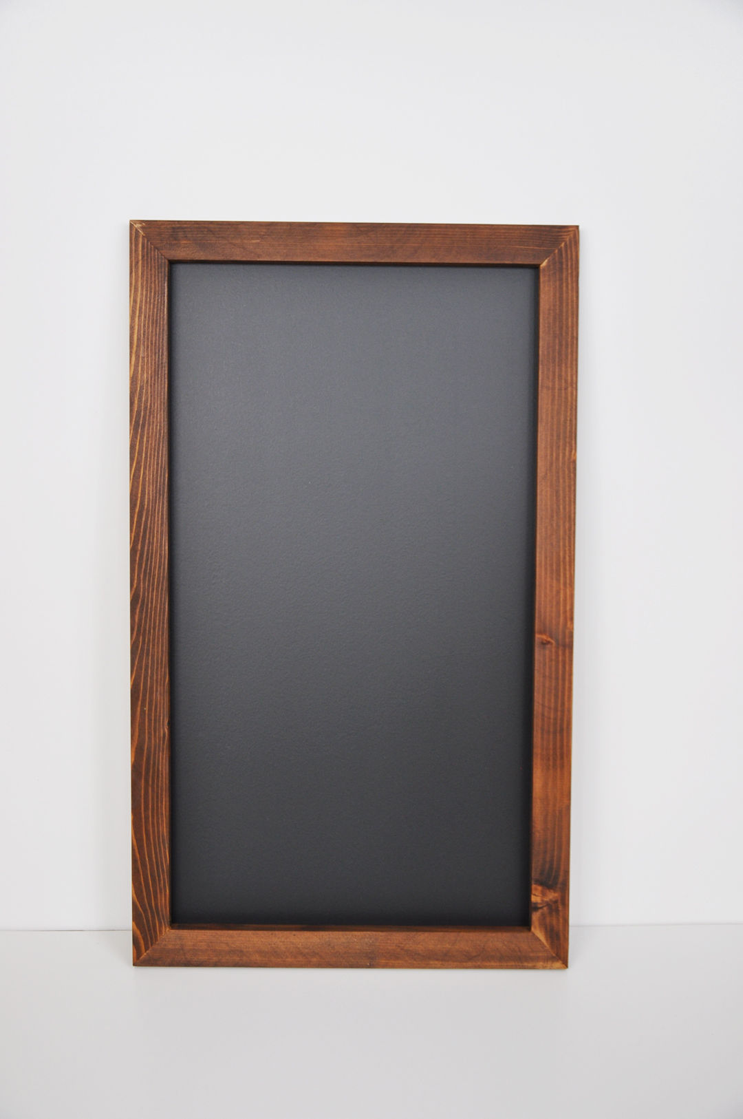 Magnetic chalk board straight - walnut