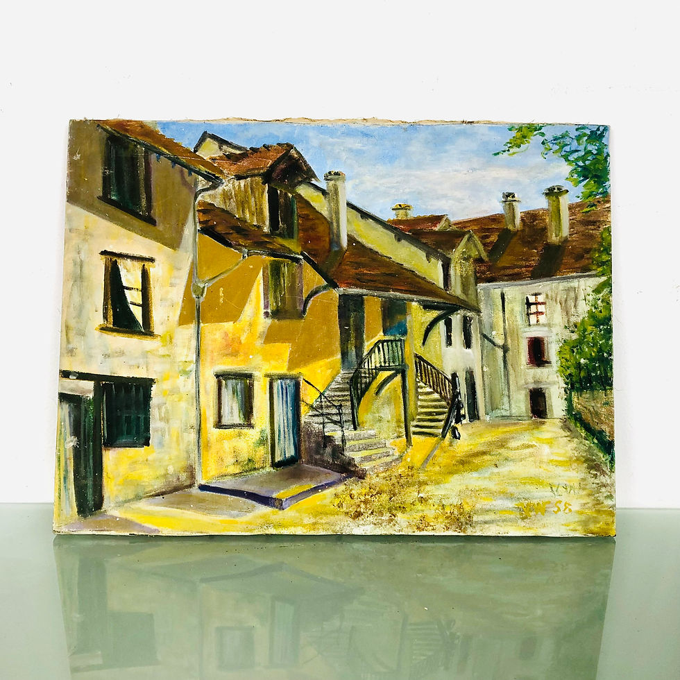 Thumbnail: ANTIEK FRANS SCHILDERIJ – BELLEY