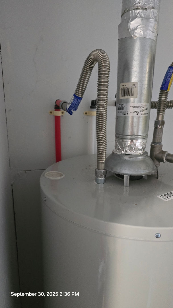 40 Gallon Gas Water Heater Installation