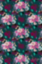 vibrant flower bouquet repeat pattern