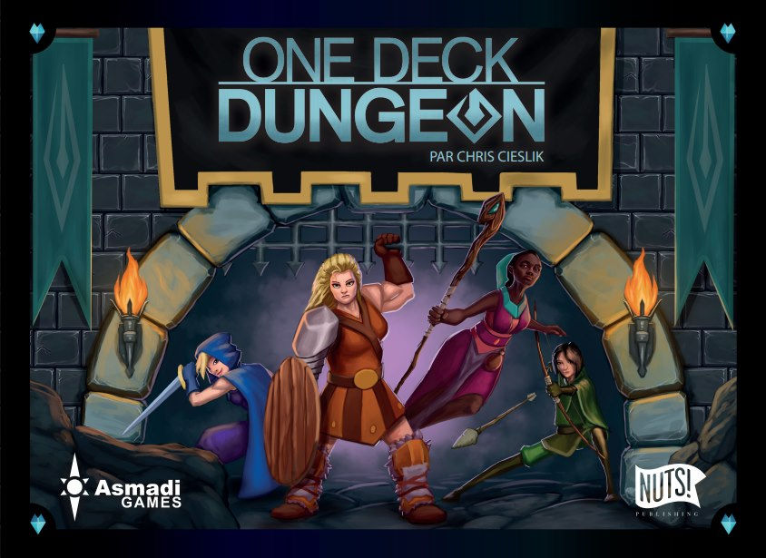 Miniature : One deck dungeon avec extention au format Print N Play version FR