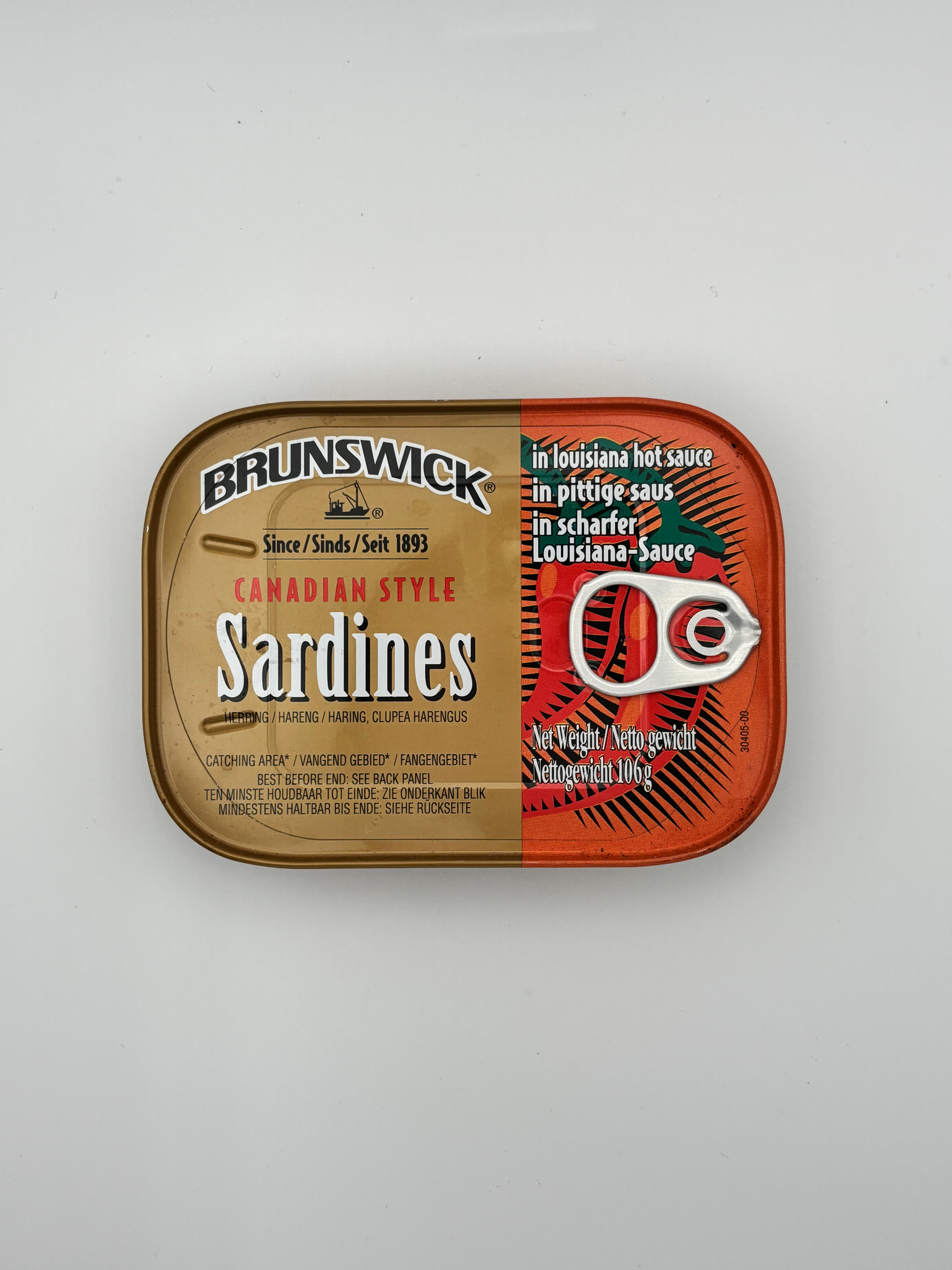 Brunswick - sardines in Louisiana hot sauce