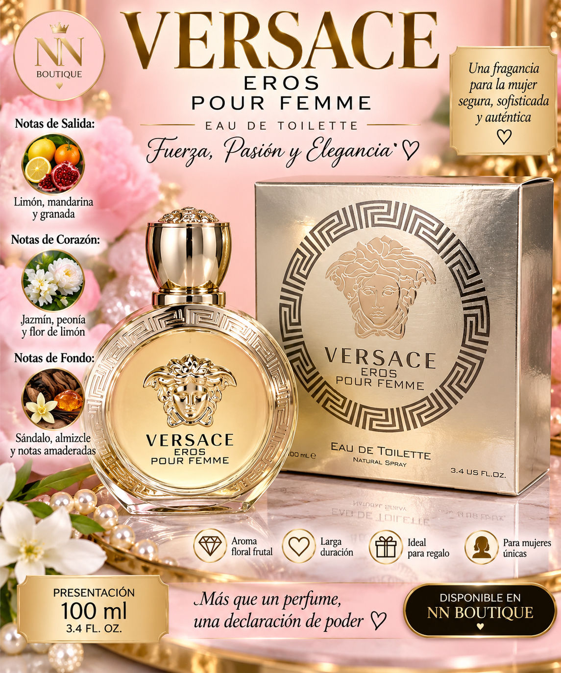 Versace Eros Pour Femme Eau de Toilette