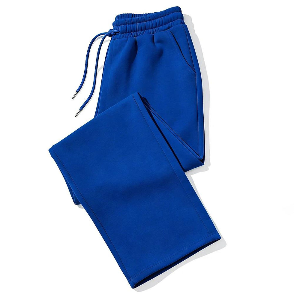 Thumbnail: Calça de moletom masculina, corte reto, estilo jogger, para esportes e uso casua