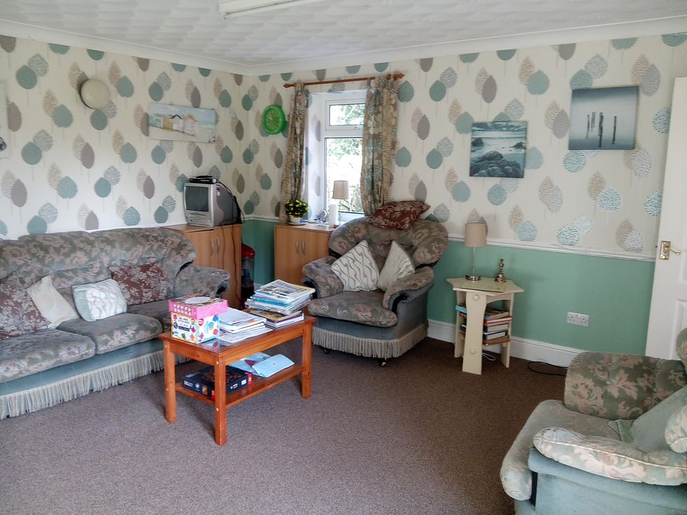 small quiet lounge