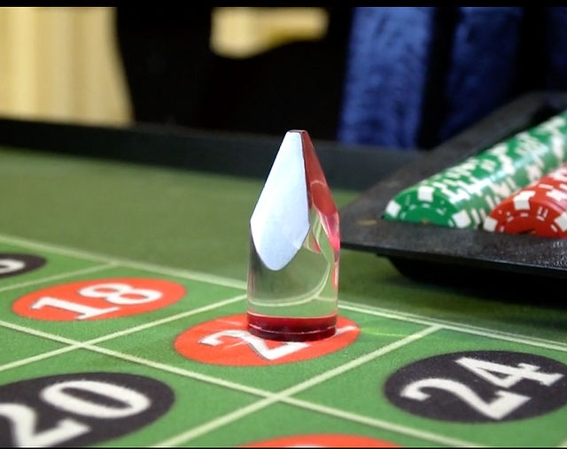 poker chips on table