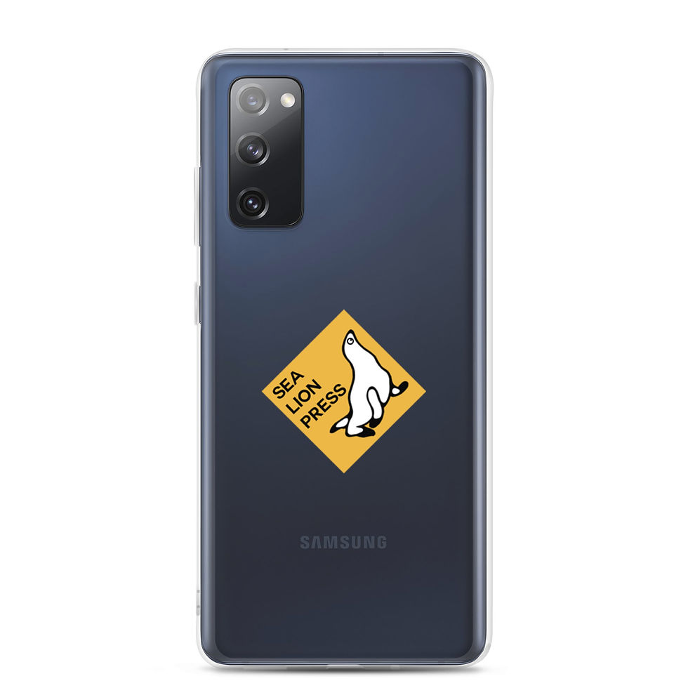 Thumbnail: Sea Lion Press clear case (Samsung)
