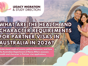 What Are the Health and Character Requirements for Partner Visas in Australia in 2026?