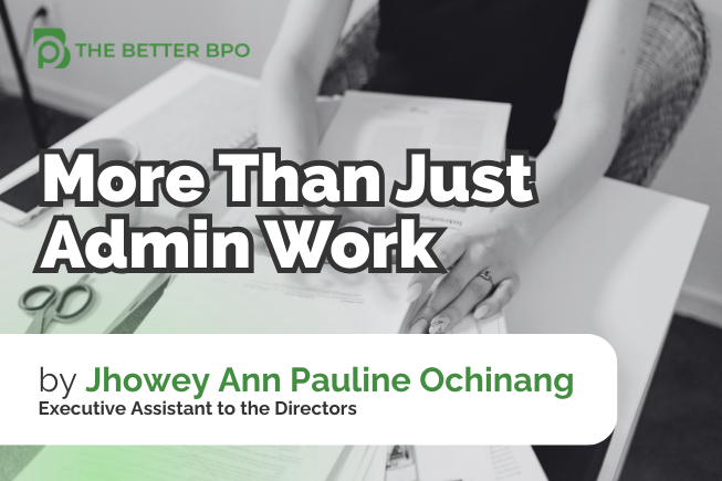 More Than Just Admin Work