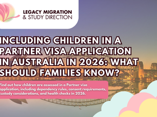 Including Children in a Partner Visa Application in Australia in 2026: What Should Families Know?